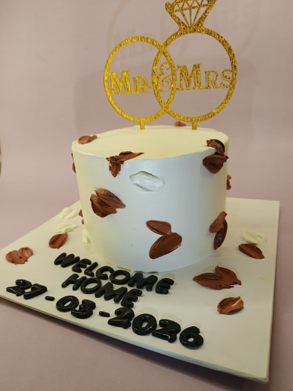 Welcome home celebration cake